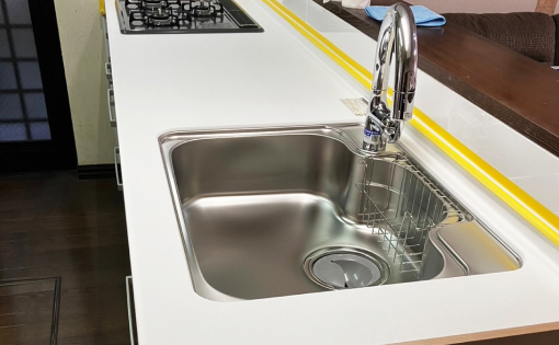 キッチン・水栓リフォーム工事後